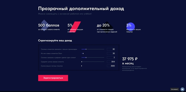 Условия партнерки Ozon